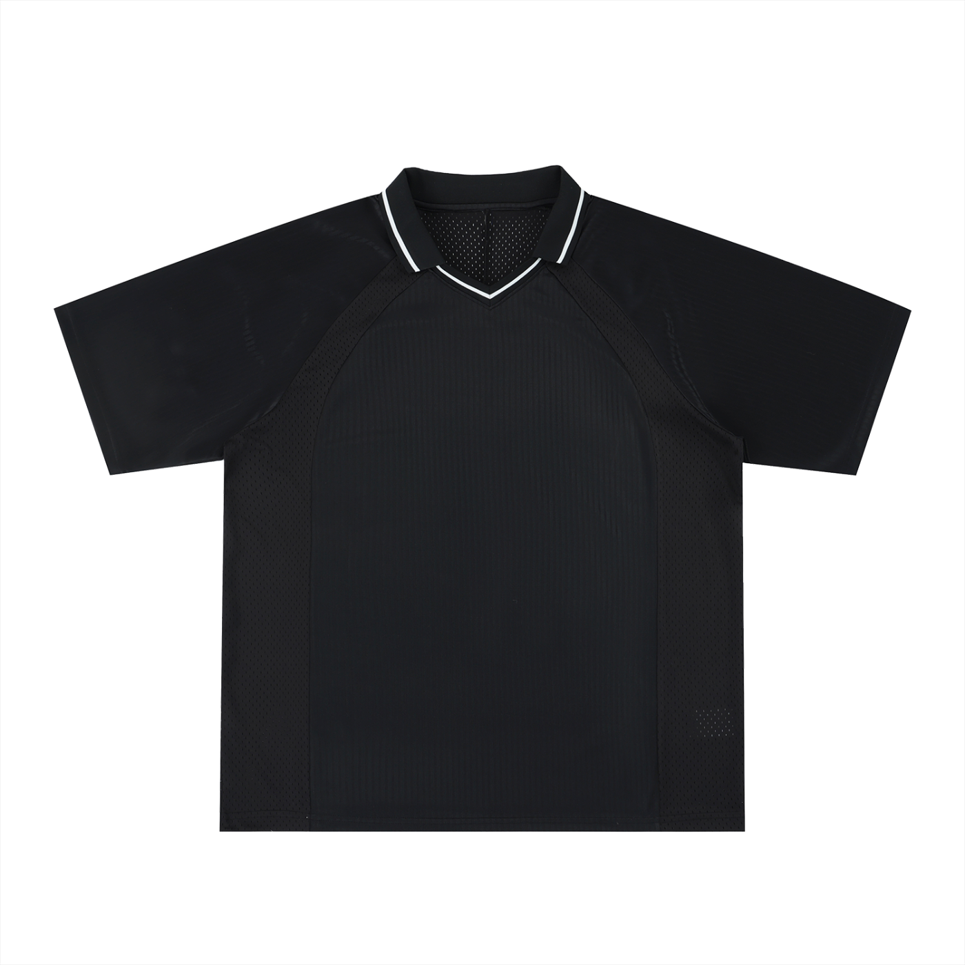 Striped V-Neck Soccer Jersey – G Apparel NY Football Style Number 10 Graphic Streetwear Top