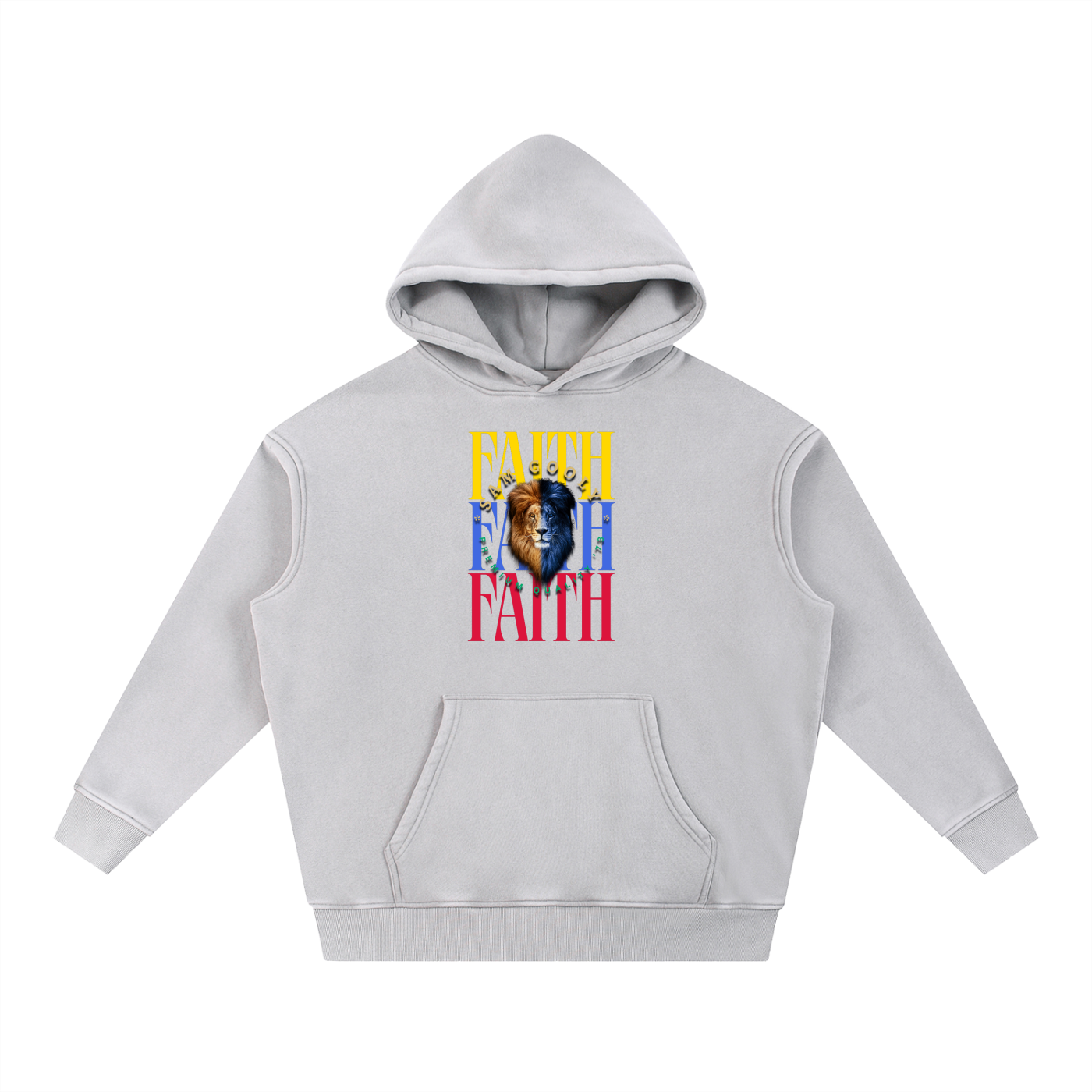 Snow Wash Fleece Oversize Hoodie
